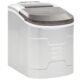 Machine à glaçons argenté 2,4 L capacité – 15 kg/24 h