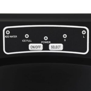 Machine à glaçons 15 kg/24h de glace Noir - Capacité 1,4 L