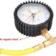 Manomètre 1/4'' SAE -1~60 bar 80mm pour climatisation R134a