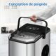 Machine à glaçons 6 min 9 glaçons/cycle - Acier inoxydable