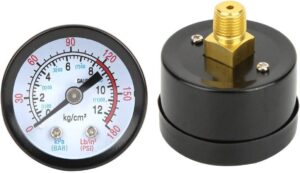 Manomètre de compresseur d'air Y40 Iron Shell noir