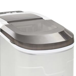 Machine à glaçons argenté 2,4 L capacité – 15 kg/24 h