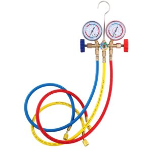 Manomètres climatisation kit tuyau R12/R22/R404A/R134a