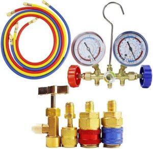 Jauge collecteur climatisation Kit R410A R32 R404A auto/CVC
