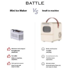 Machine à glaçons portable sans plomberie autonettoyante