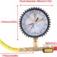 Manomètre 1/4'' SAE -1~60 bar 80mm pour climatisation R134a