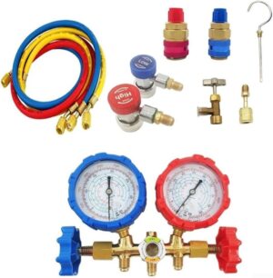 Jauge collecteur climatisation Kit R410A R32 R404A auto/CVC