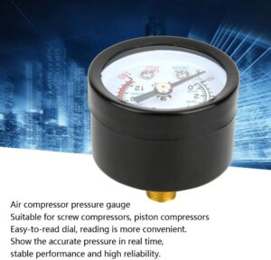 Manomètre de compresseur d'air Y40 Iron Shell noir