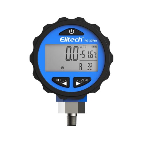 Manomètre numérique réfrigérant Elitech PG-30 Pro 0-500 PSI