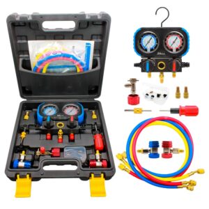 Manomètre glycérine R22/R134a/R410 anti-vibrations