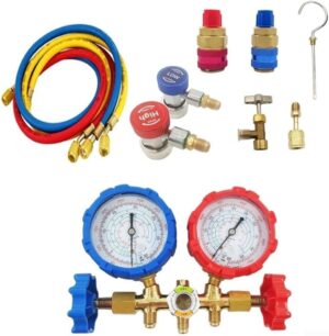 Jauge collecteur climatisation Kit R410A R32 R404A auto/CVC
