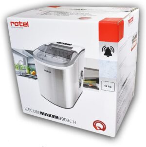 Machine à glaçons Rotel, 12 kg/24h, argenté, 32x31x24 cm