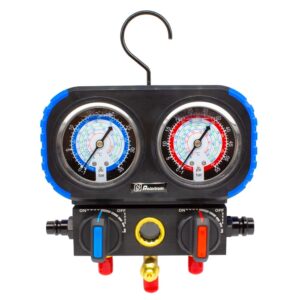 Manomètre glycérine R22/R134a/R410 anti-vibrations