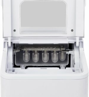 61pw5RqcgL._AC_SL1200_.jpg Machine à glaçons Weasy prêt 6 min • 12kg/24h • compact