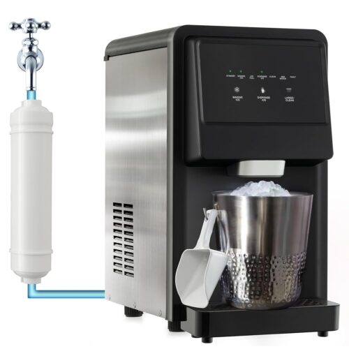 Machine à glaçons RELAX4LIFE 27 kg/24h auto-nettoyante, 4 kg