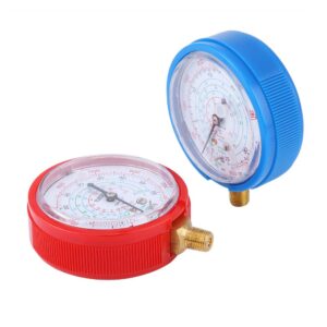 Manomètre AC haute et basse pression R410A R134A R22 Kit 2x