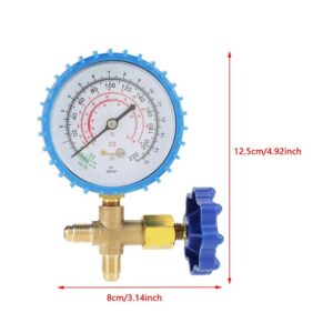Manomètre Fréon jauge pression étanche R134A R410A R404A