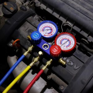 Manomètre climatisation voiture CCLIFE - Kit R134a R12 R22