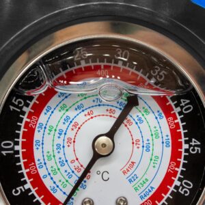 Manomètre glycérine R22/R134a/R410 anti-vibrations