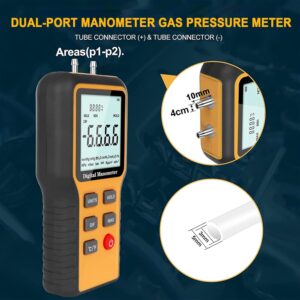 Manomètre numérique pression diff. ±20,68 kPa, enregistrement