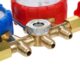 Manomètre AC Shkalacar Collecteur 3-voies R134a/R32/R410A