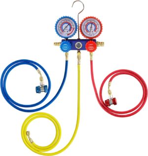 Manomètre climatisation voiture CCLIFE - Kit R134a R12 R22