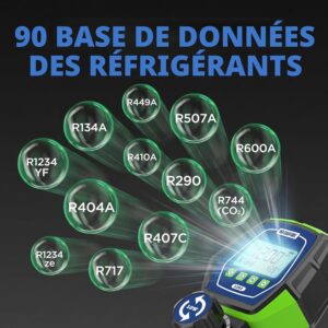 Manomètre numérique MR CARTOOL basse pression R32/R410a