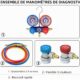 Manomètre climatisation voiture CCLIFE - Kit R134a R12 R22