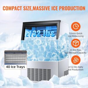 71UGMgHza9L._SL1500_.jpg Machine à glaçons commerciale 60 kg/24h - 40 glaçons, écran LCD