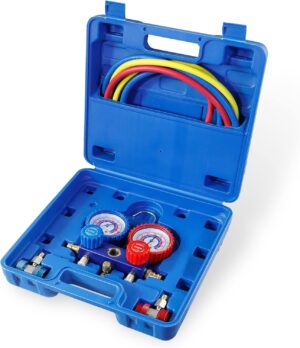 Manomètre climatisation voiture CCLIFE - Kit R134a R12 R22