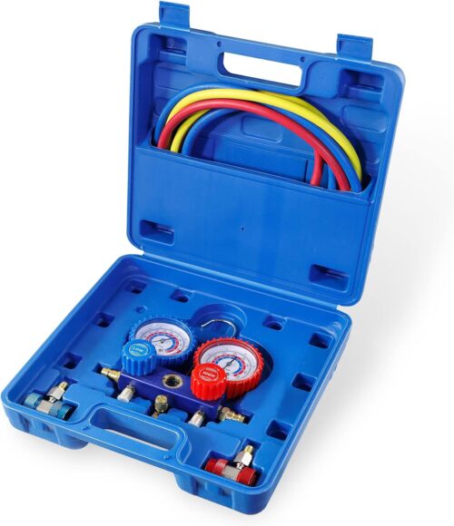 Manomètre climatisation voiture CCLIFE - Kit R134a R12 R22
