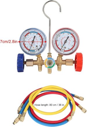 Jauges de collecteur AC diagnostic - kit tuyau et crochet
