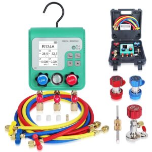 Kit recharge climatisation voiture digital manomètre R134A