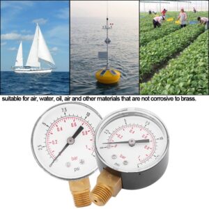 Mini-manomètre basse pression BSPT 0-1 bar (0-15 psi)