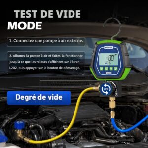 Manomètre numérique MR CARTOOL basse pression R32/R410a