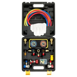 Kit manomètre R1234YF CarBole pour clim auto R134a/R404a