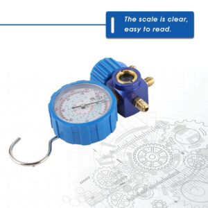Manomètre collecteur climatisation 500 psi (35 kgf/cm²) R134a