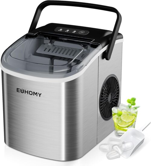 Machine à glaçons EUHOMY Mini argent