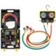 Manomètre clim R1234yf Pindex 3x tuyaux 1,5m R134a/R404A