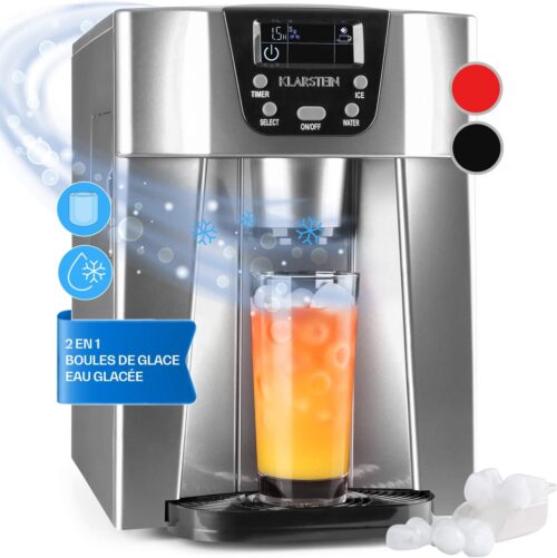 Machine à glaçons Klarstein 2 L, jusqu'à 12 kg, comptoir