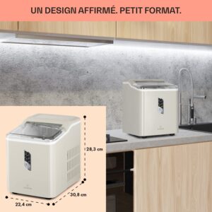 Machine à glaçons Klarstein 1,5L autonettoyante jusqu'à 12kg