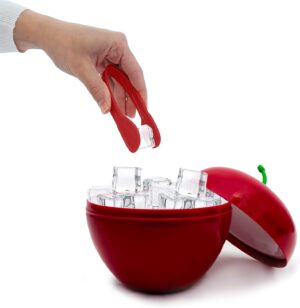 Seau à glaçons CÉCOA cerise double paroi 750 ml isotherme