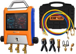 Manomètres numériques Elitech EMG-20V 5'' tactile Bluetooth
