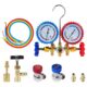 Manomètre de réfrigérant - kit robinet+tuyau R134A, R12