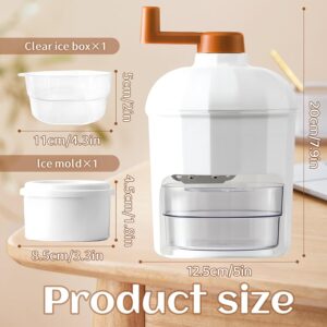 Broyeur à glace manuel sans BPA pour cocktails & smoothies
