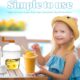 Broyeur à glace manuel sans BPA pour cocktails & smoothies