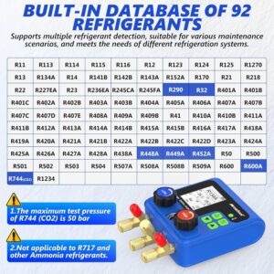 Distributeur de réfrigérant numérique MRCARTOOL – 92 gaz