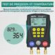 Manomètre réfrigérant numérique R32 R410a – 93 réfrigérants