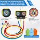 Kit manomètre R1234YF CarBole pour clim auto R134a/R404a