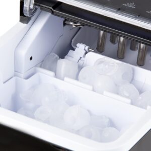 81ETZm4Xz3L._SL1500_.jpg Machine à glaçons PRIMO 12 kg/24h - prêts en 9 min - Noir